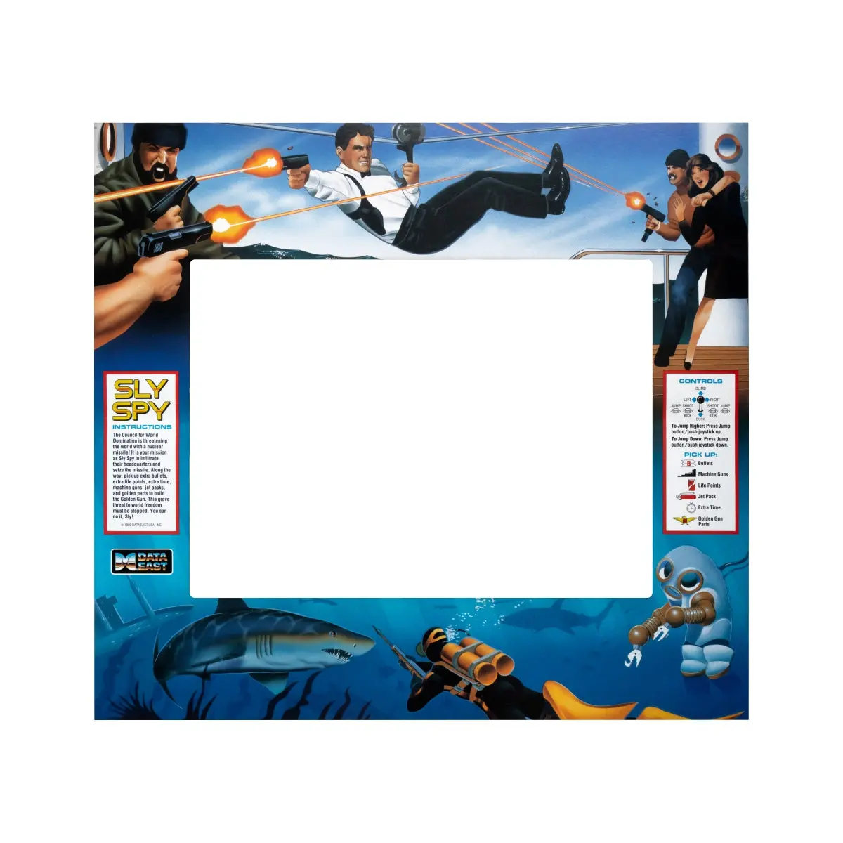 Sly Spy Arcade Bezel 1