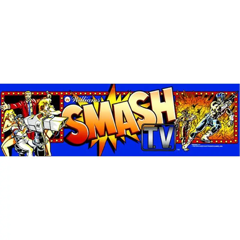 Smash Tv Arcade Marquee 2