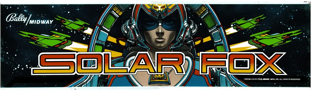 Solar Fox Arcade Marquee 1