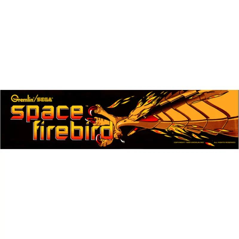 Space Firebird Arcade Marquee 1