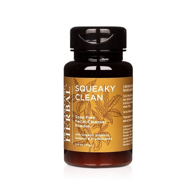 Ora's Amazing Herbal Squeaky Clean, Soap Free Facial Exfoliating Cleansing Powder 1