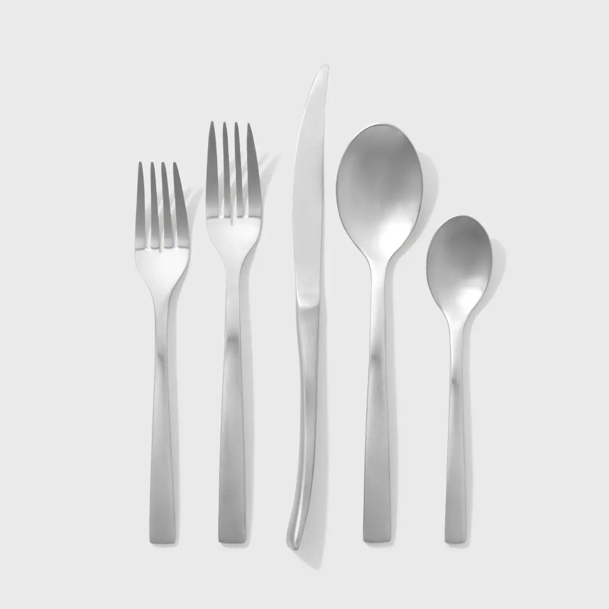 Public Goods 18/10 Stainless Steel Forged Flatware Set (20 Ct) 1