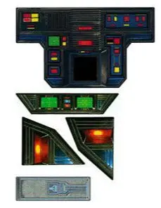 Star Wars Upright Arcade Cockpit Decals 1