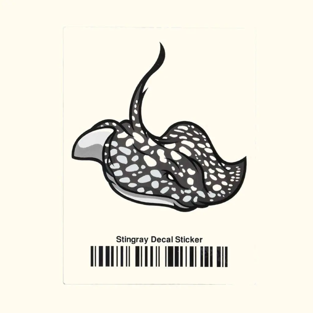 Stingray Decal Sticker 1