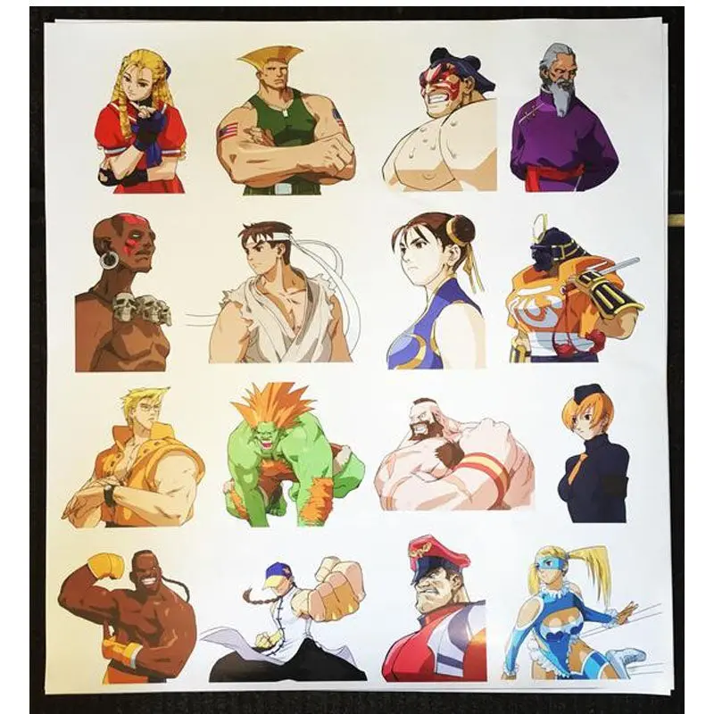 Street Fighter Alpha 3 Iii Side Art Decals 1