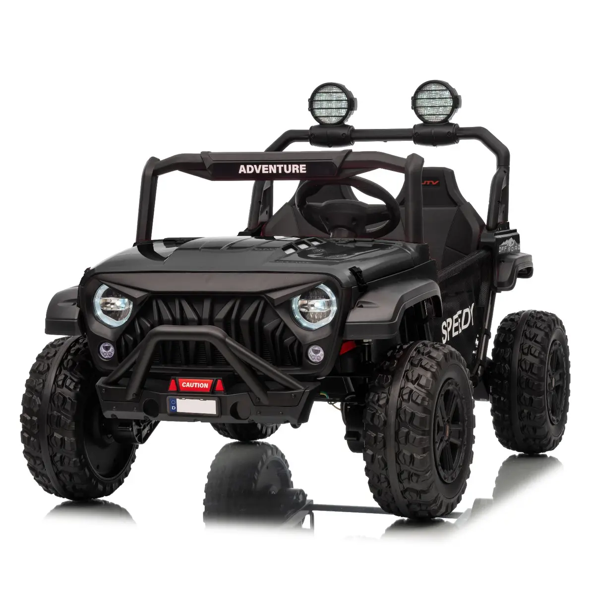 24V 2 Seater Electric Utv Ride-On Car For Kids – [Reinforced Metal Frame] | Jeep-Style Buggy With Remote Control 3