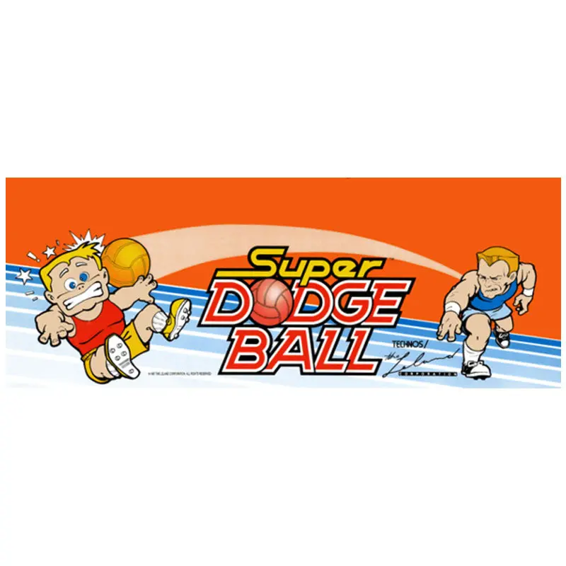 Super Dodgeball Arcade Marquee 1