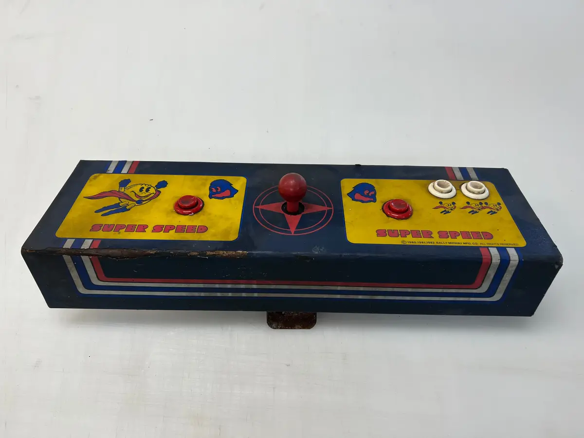 Super Pac-Man Populated Control Panel 1