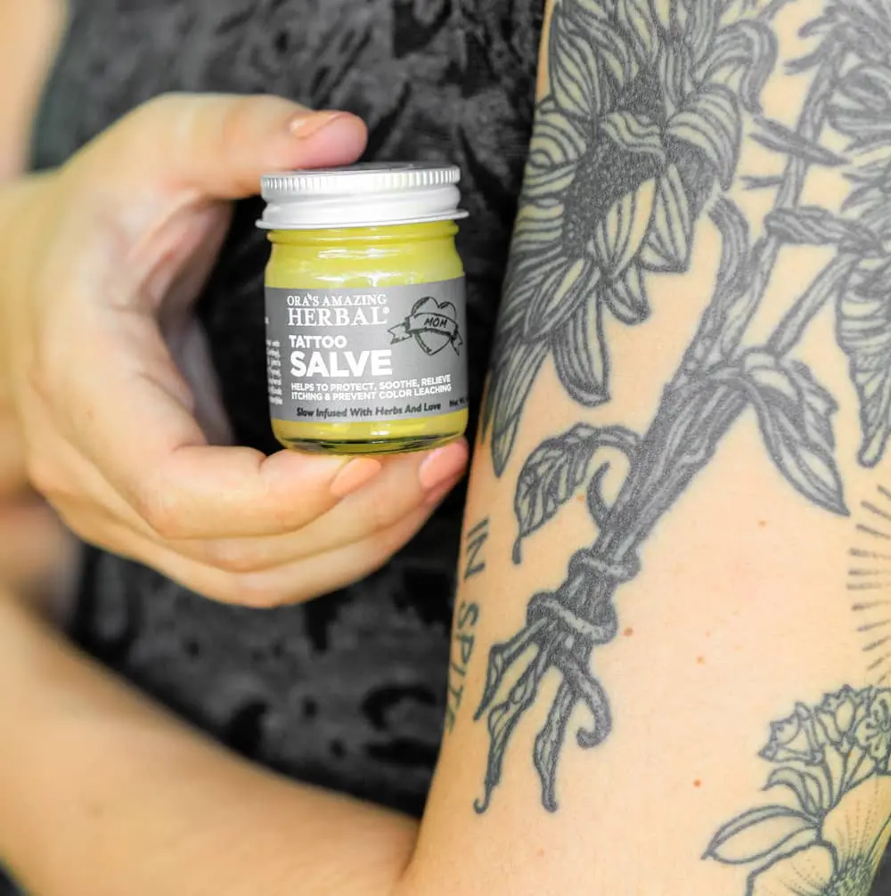 Ora's Amazing Herbal Tattoo Salve, Natural Tattoo Aftercare 2