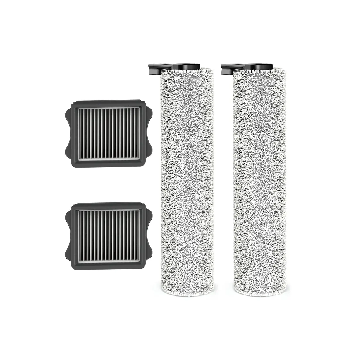 Tineco Floor One S5 Steam S7 Steam Replacement Brush Roller Kit-2X Brush Roller & 2X Hepa Assy 1