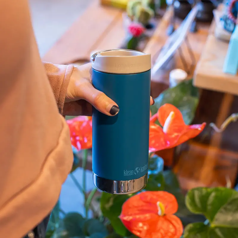Klean Kanteen 12 Oz Tkwide Insulated Coffee Tumbler With Café Cap 3