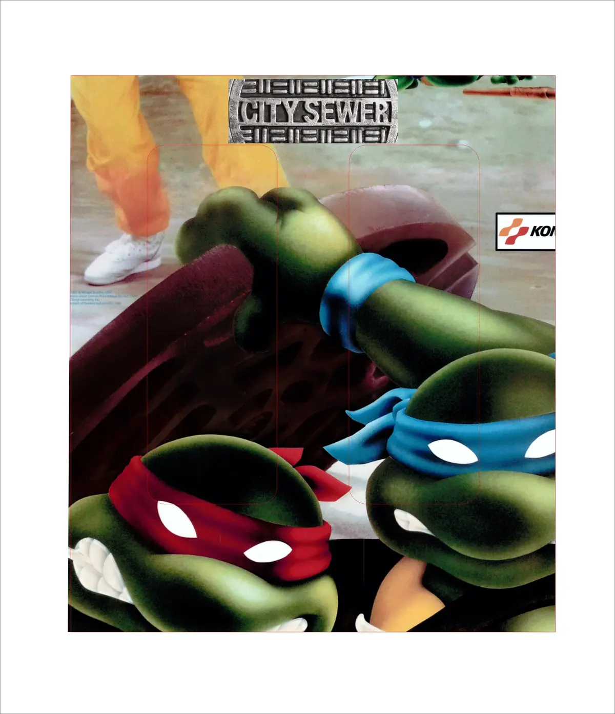 Tmnt Konami Kickplate Decal 1