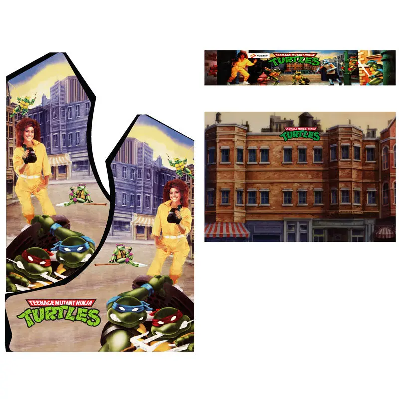 Tmnt Bartop Decal Kit 1