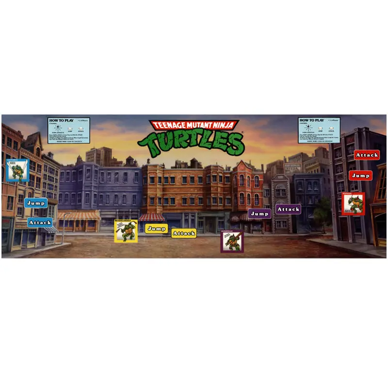 Tmnt (Teenage Mutant Ninja Turtles) Cpo - Control Panel Overlay 1