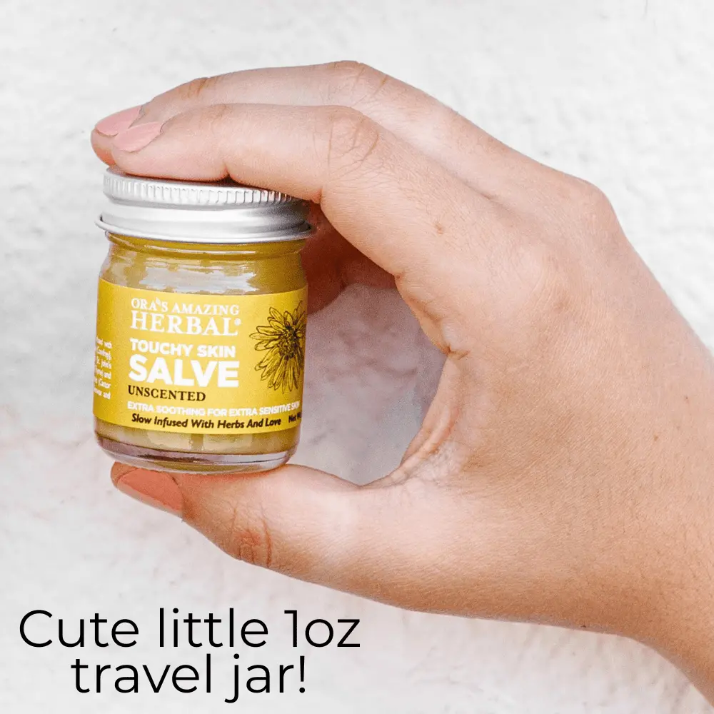 Ora's Amazing Herbal Touchy Skin Salve, Eczema Cream Ointment For Sensitive Skin 2