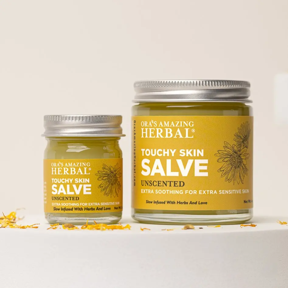 Ora's Amazing Herbal Touchy Skin Salve, Eczema Cream Ointment For Sensitive Skin 3