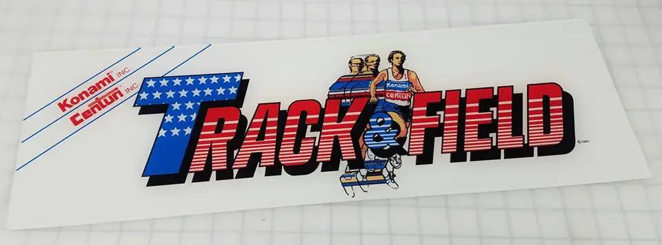 Track & Field Arcade Marquee 2