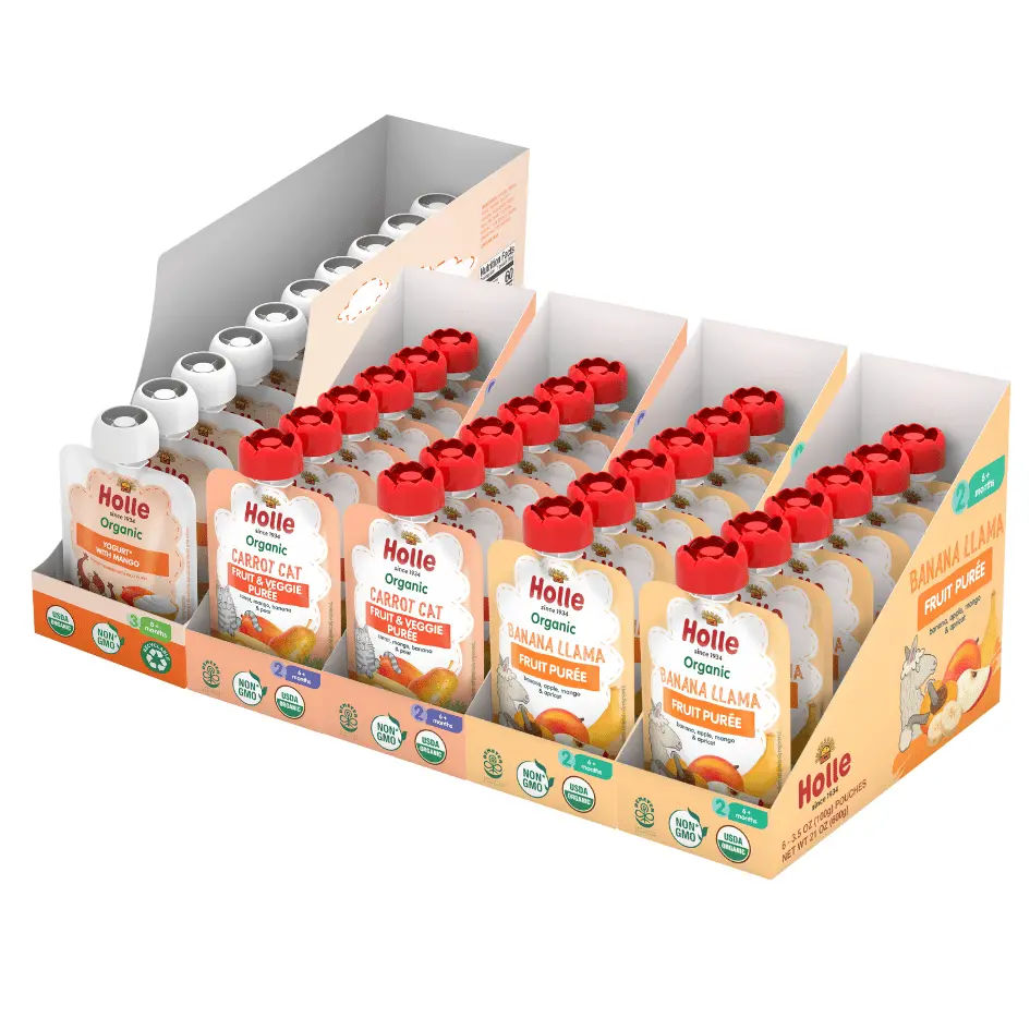 Holle Tropical Bundle: Yogurt With Mango, Carrot Cat, Banana Llama 2