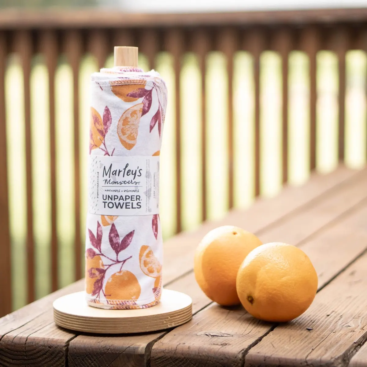 Unpaper® Towels + Holder: Vintage Fruits 1