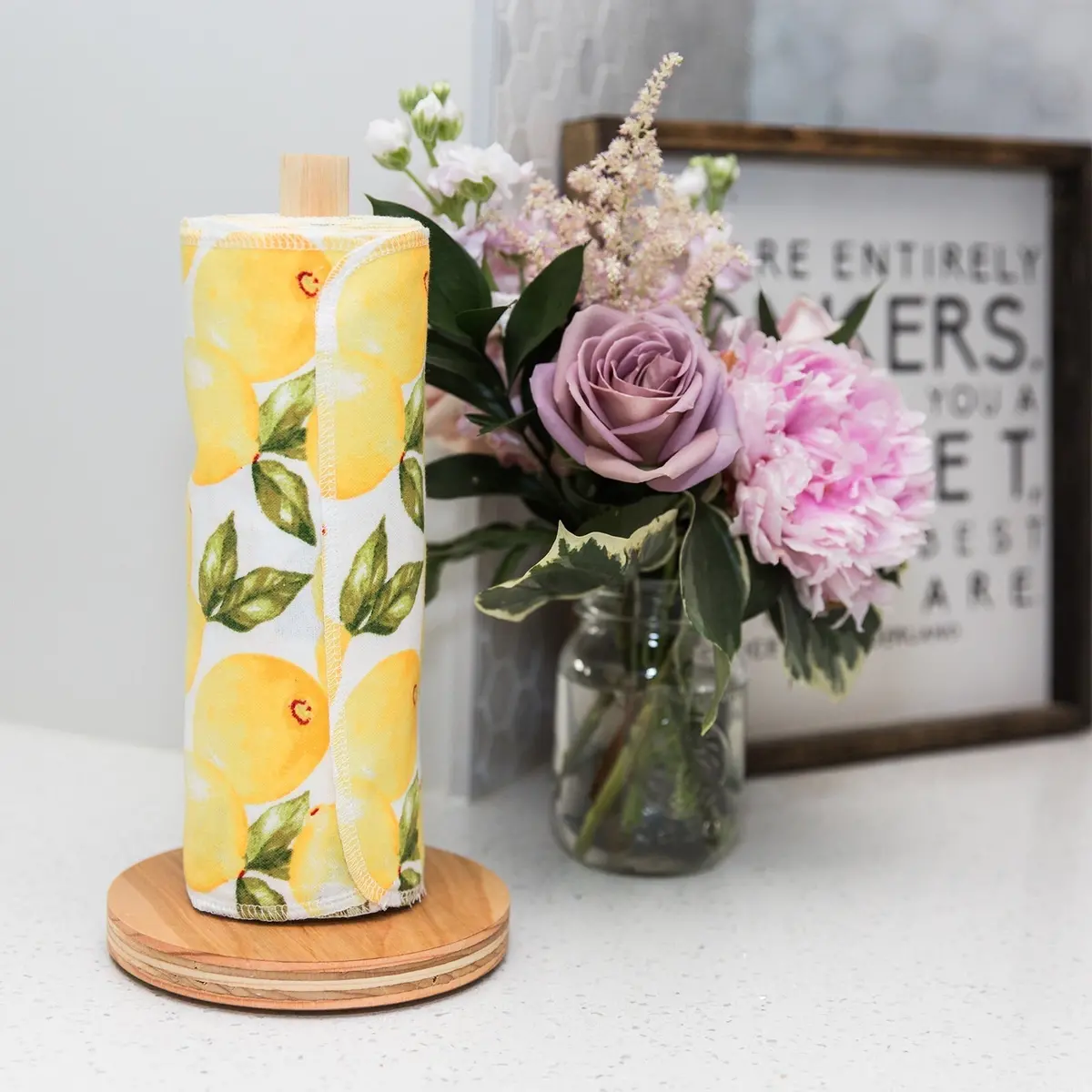 Unpaper® Towels + Holder: Vintage Fruits 2