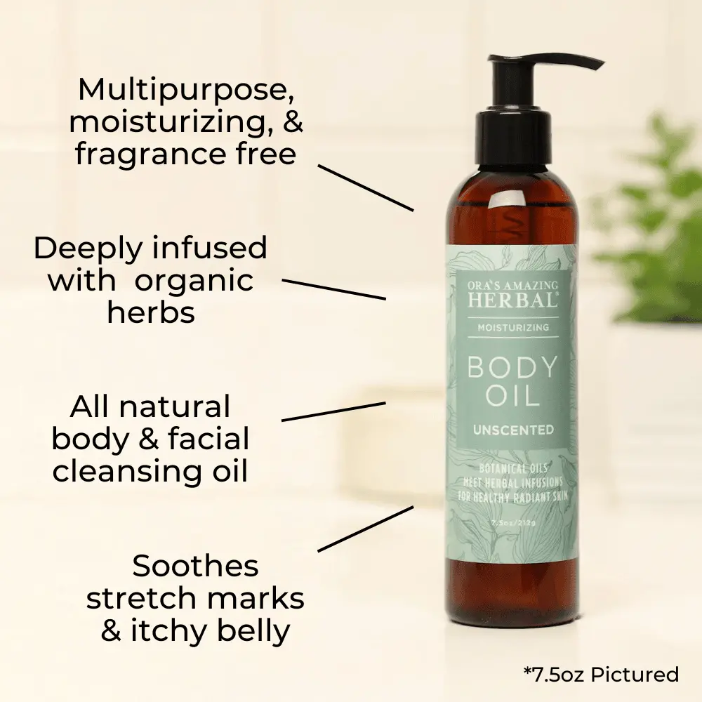 Ora's Amazing Herbal Unscented Body & Facial Cleansing Oil 2