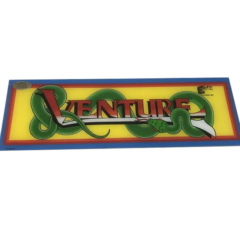 Vintage - Venture By Exidy Arcade Marquee 1