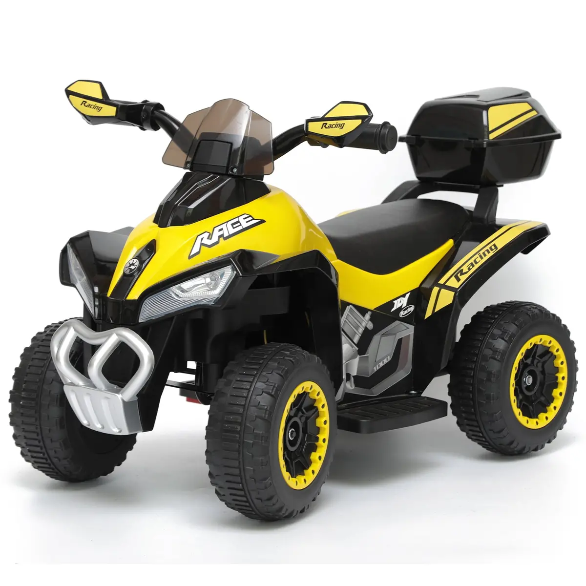 Voltz Toys Kids Ride-On Atv Quad – 6V Battery Electric Four-Wheeler With Led Lights, Storage, 3Km/H, Ages 18+ Months 6