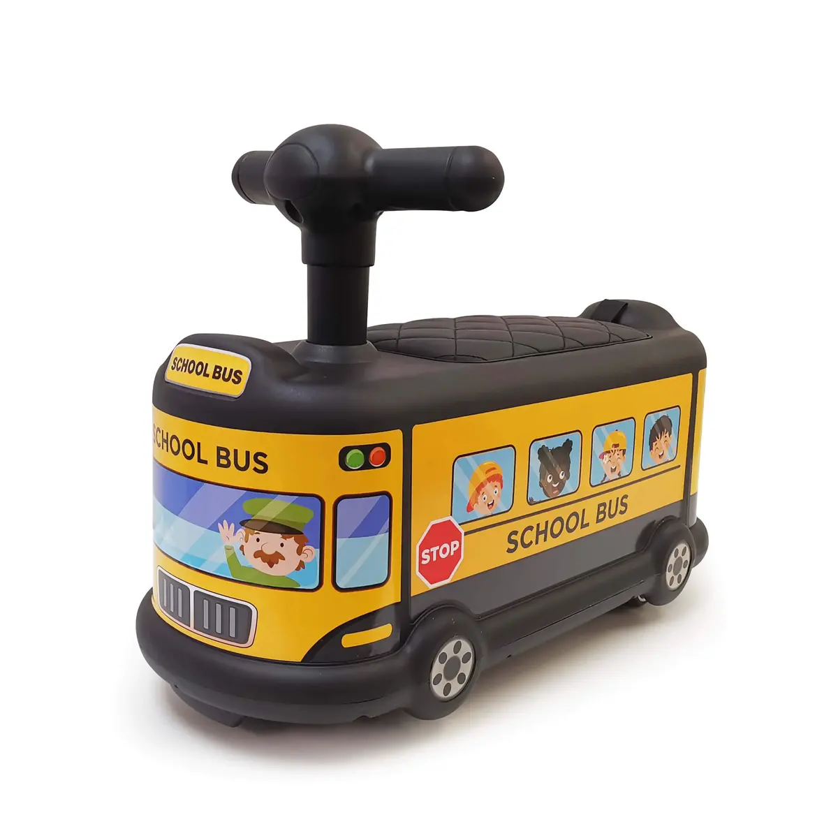School Bus Pedal Ride On Racer Car Foot To Floor 1