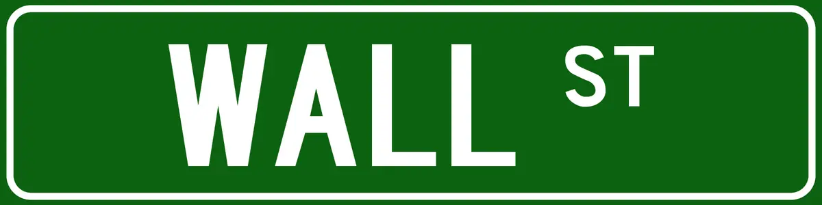 Wall Street Sign 1