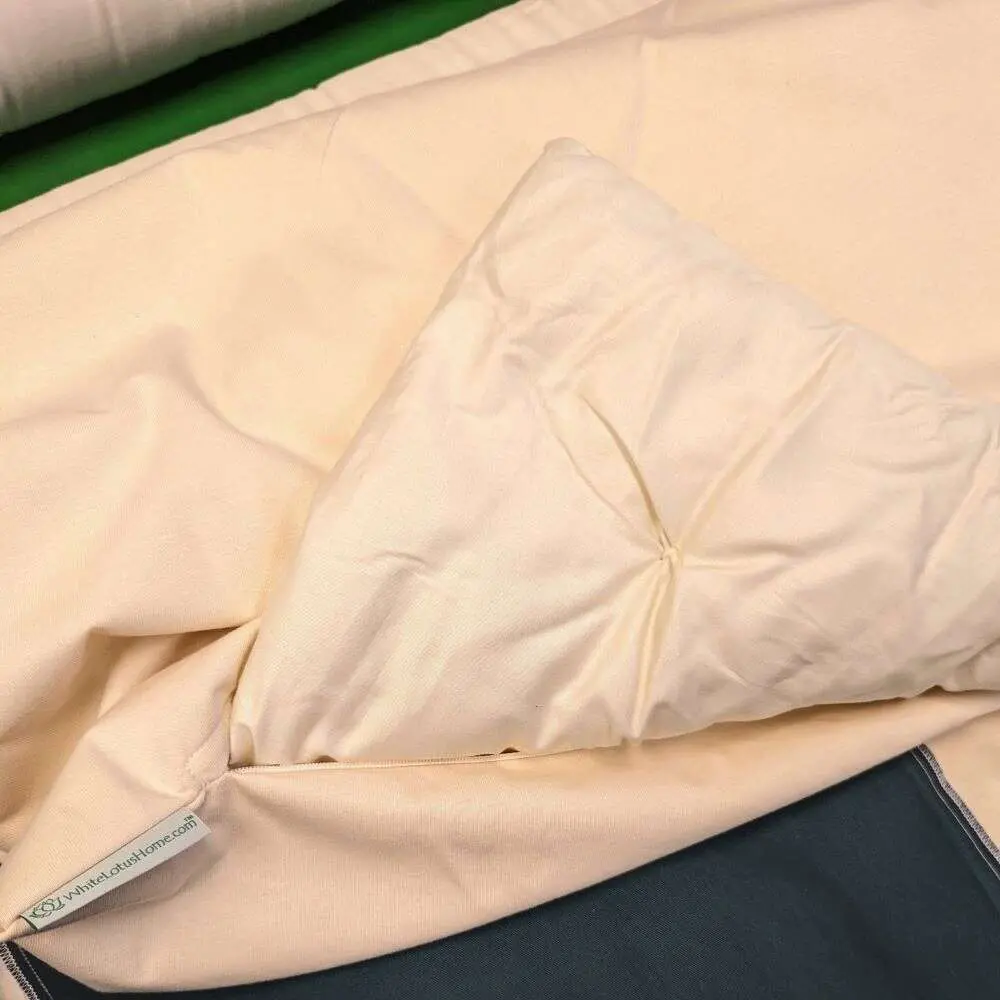 White Lotus Waterproof Organic Cotton Duvet Covers 1