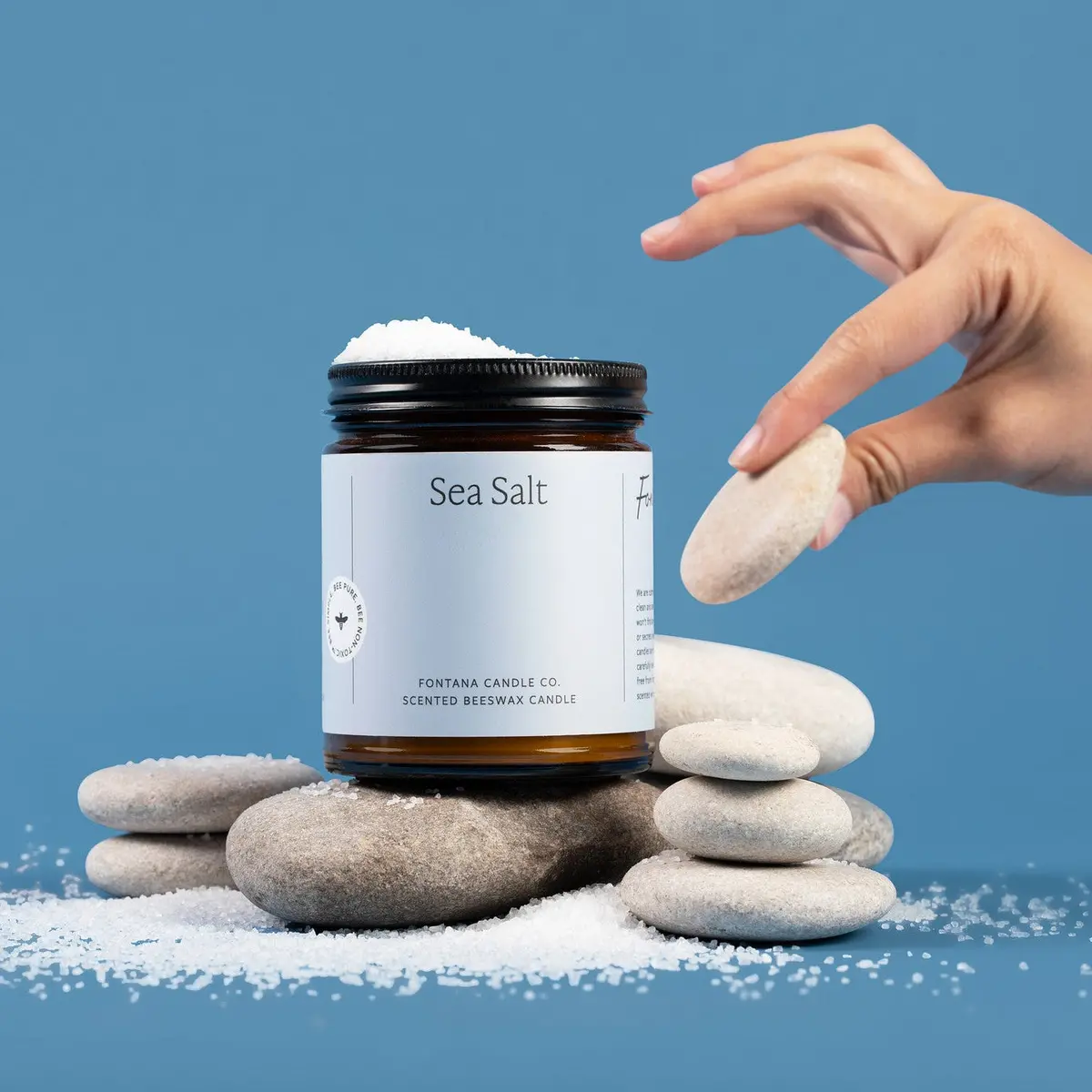 Fontana Candle Co Sea Salt Jar Candle 2