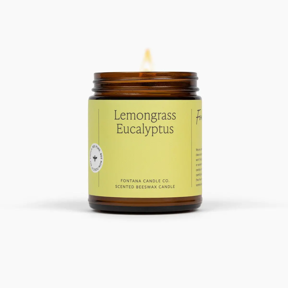 Fontana Candle Co Lemongrass Eucalyptus Jar Candle 1