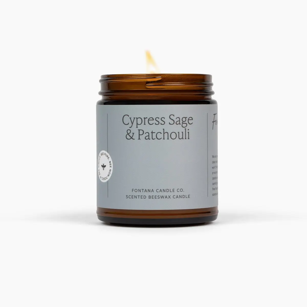 Fontana Candle Co Cypress Sage & Patchouli Jar Candle 1