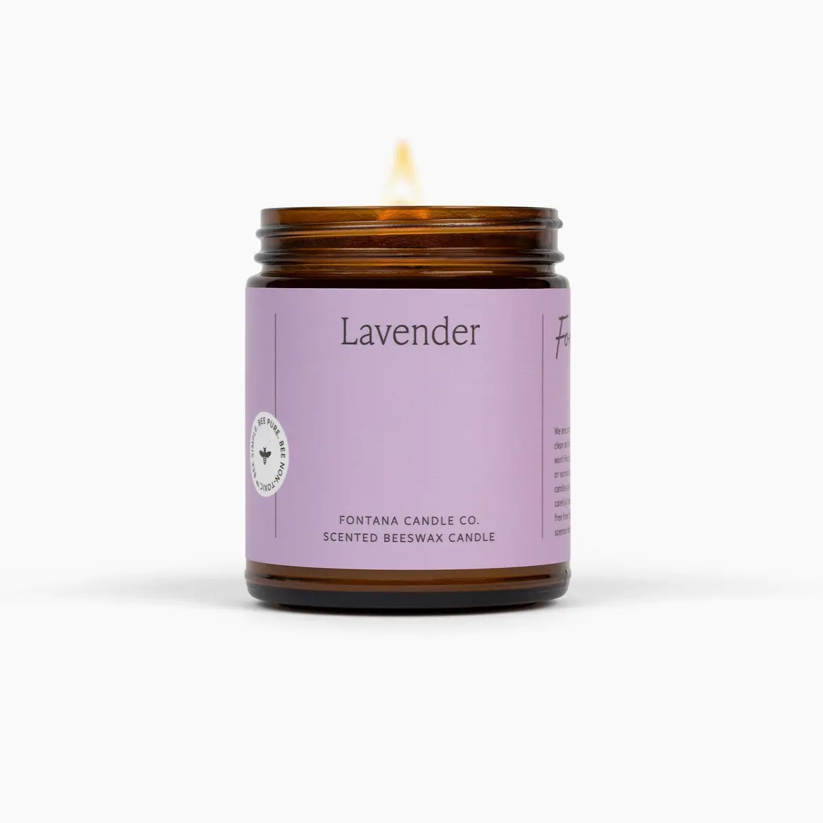 Fontana Candle Co Lavender Jar Candle 1