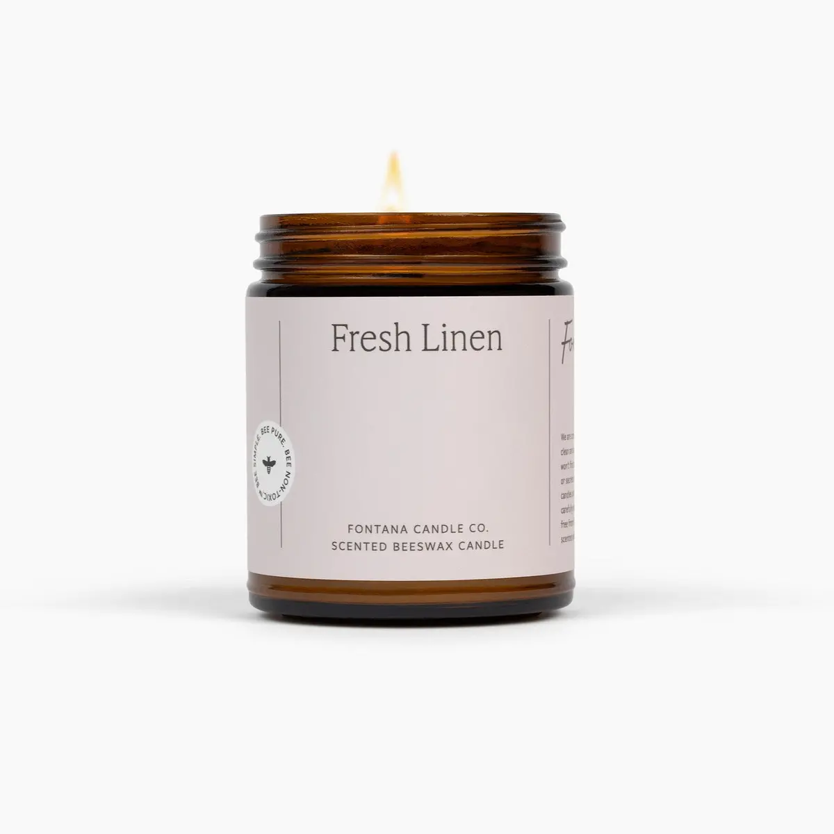 Fontana Candle Co Fresh Linen Jar Candle 1