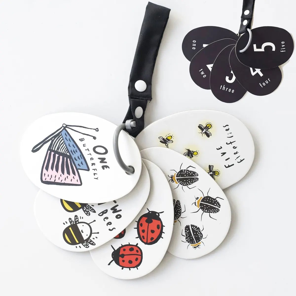 Wee Gallery Stroller Cards - I See Bugs To Count 1
