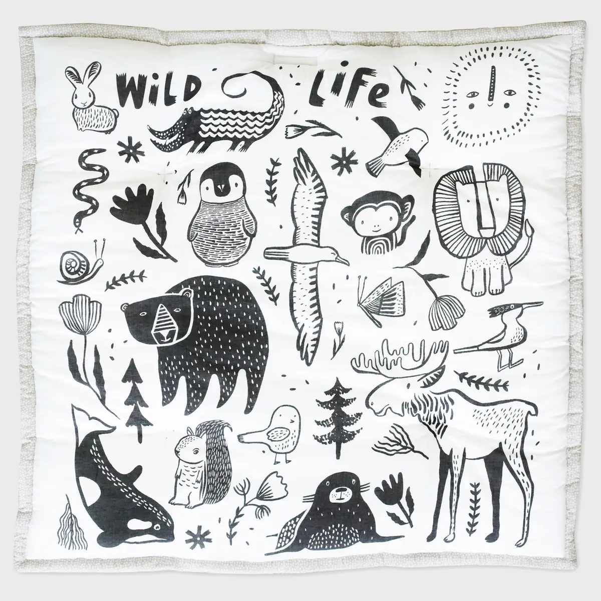 Wee Gallery Wildlife Reversible Playmat 1