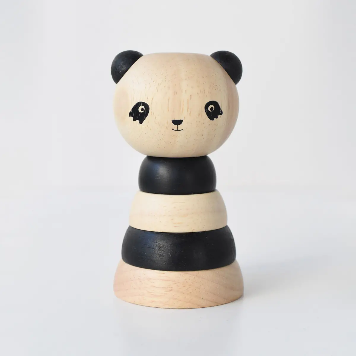 Wee Gallery Wood Stacker - Panda 1