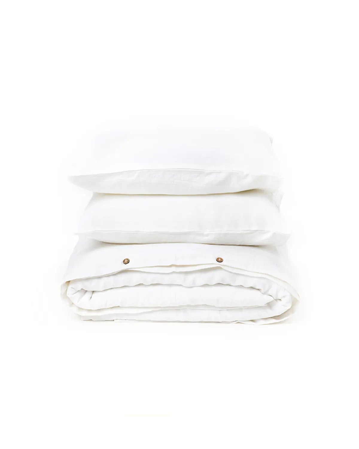 Magiclinen White Linen Duvet Cover Set (3 Pcs) 1