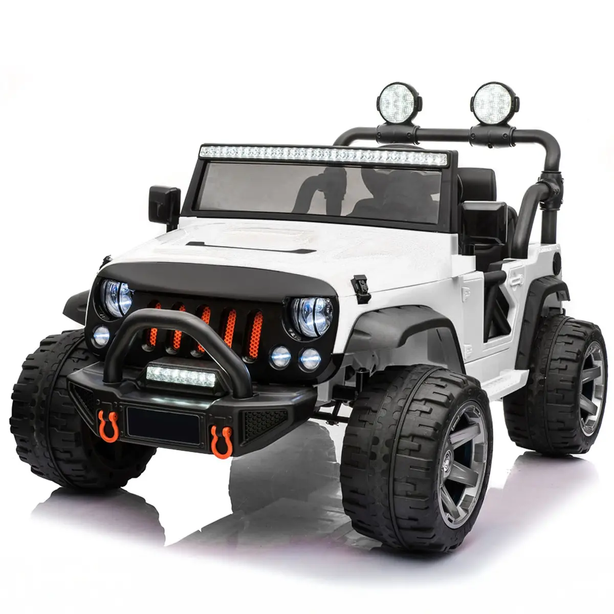 Jeep Wrangler 24V 2 Seater Classic Ride On Car Toy With Remote Control And Mp3 Player 5