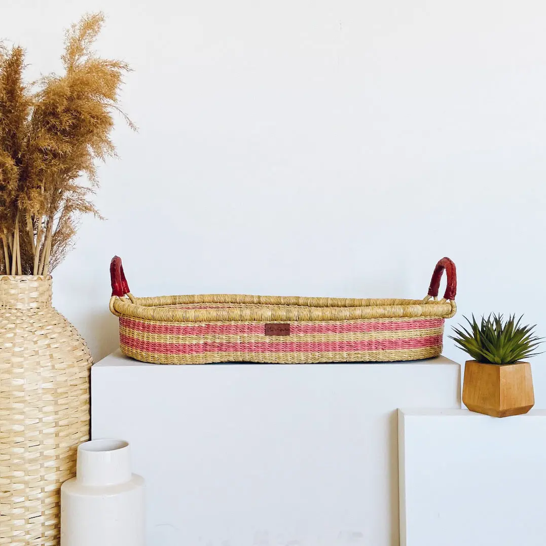 Plum+Sparrow Wildflower Changing Basket 1