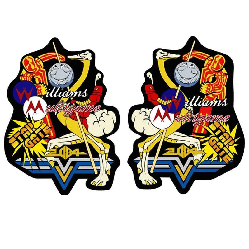 Multi Williams Multicade Side Art Decals 1