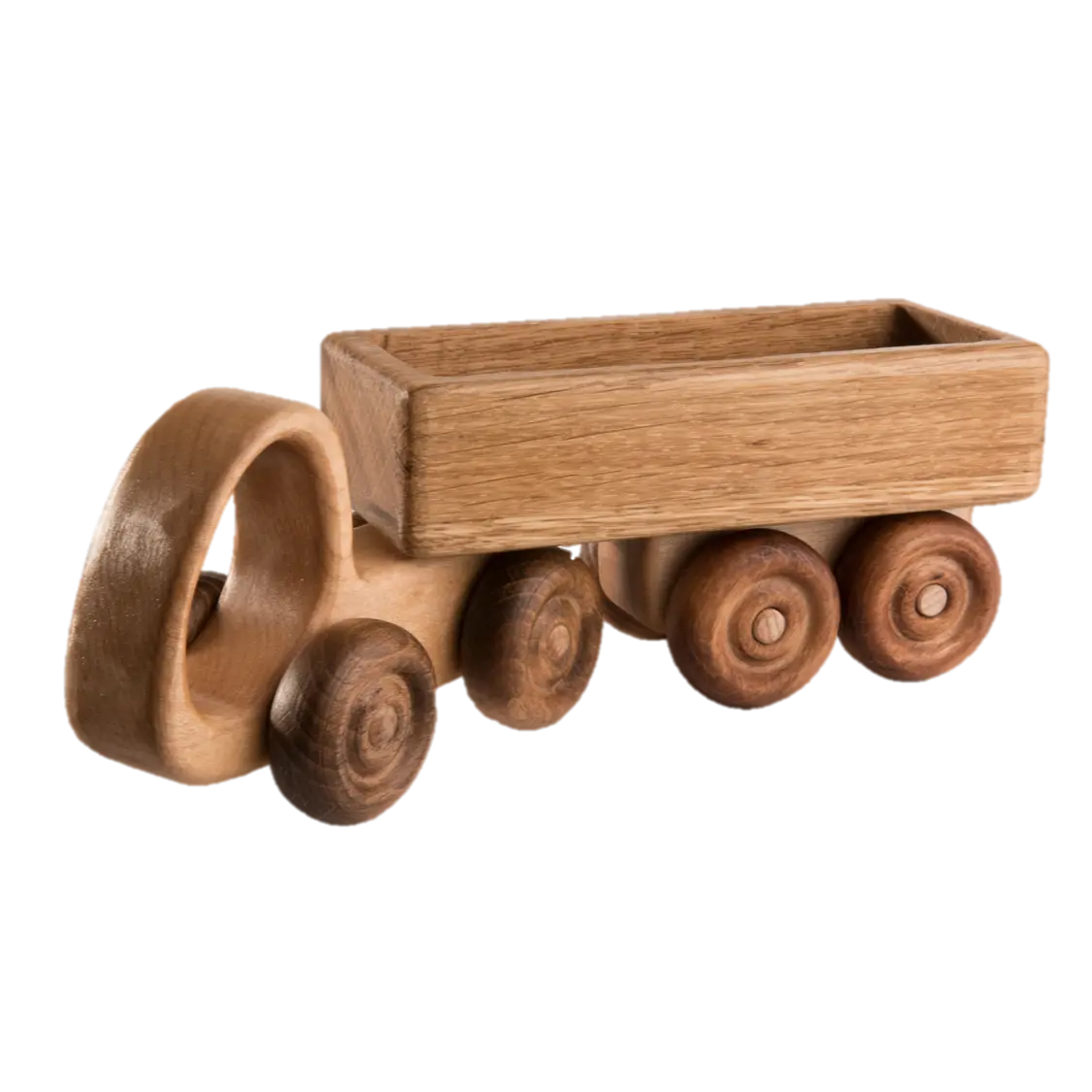 Poppybabyco Wooden Trailer Truck 1
