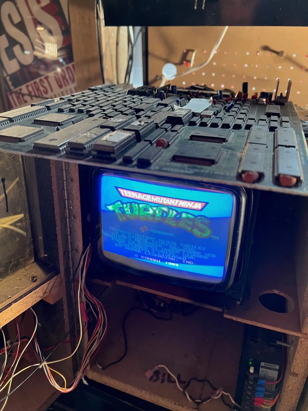 Teenage Mutant Ninja Turtles Tmnt Konami Jamma Arcade Pcb - Tested Working 1
