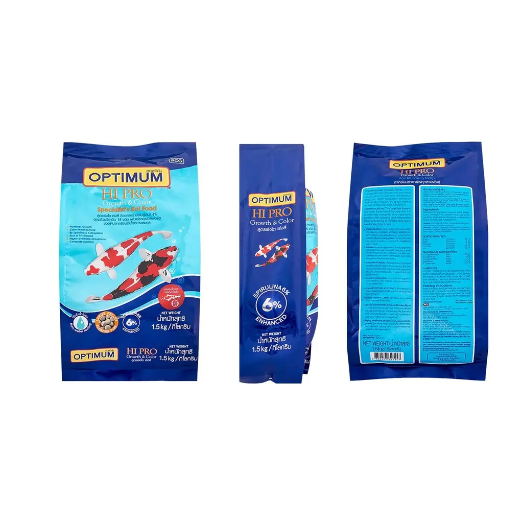 Food Optimum Hi-Pro Koi Growth & Color 1.5 Kg 2