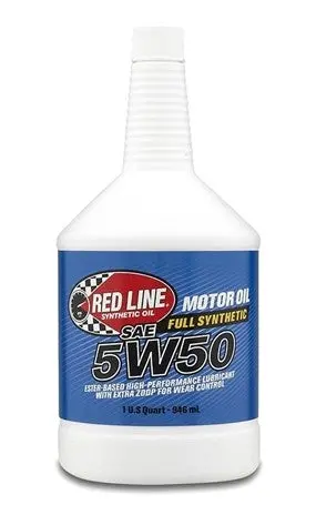 Red Line 5W-50 Full-Synthetic High-Performance Motor Oil 1