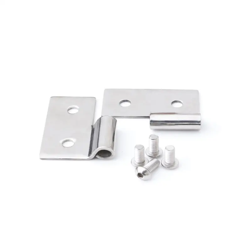 Rampage Stainless Steel Lower Door Hinges – Replacement Hardware For 1976–1983 Jeep Cj5 1