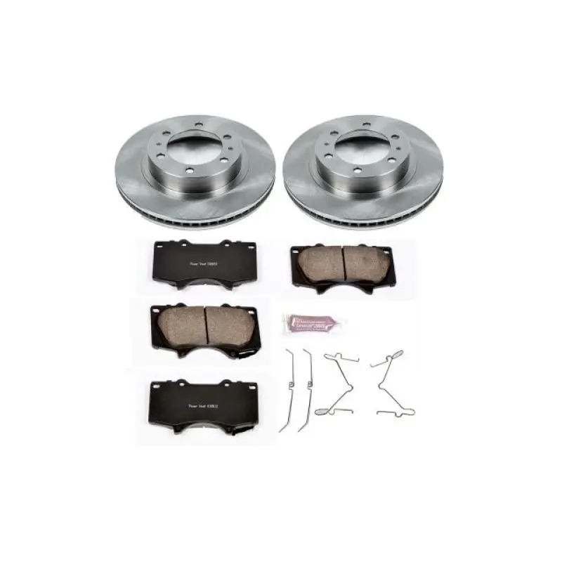 Power Stop Autospecialty Front Brake Kit – Designed For 2003–2009 Toyota 4Runner 1