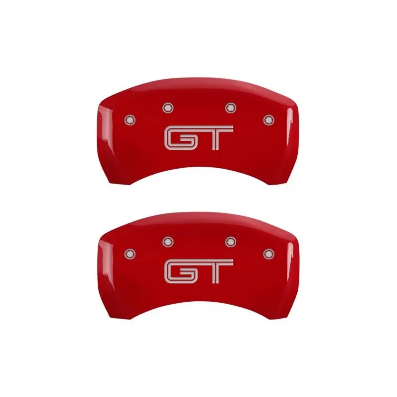 Mgp Rear Brake Caliper Covers – Engraved Gt Red Finish With Silver Accent 1