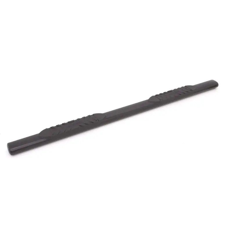 Lund Oval Steel Nerf Bars For 2001–2013 Chevy Silverado 1500 Crew Cab – 5-Inch Drop, Black Finish 1